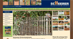 Desktop Screenshot of gartenzaun.scheerer.de